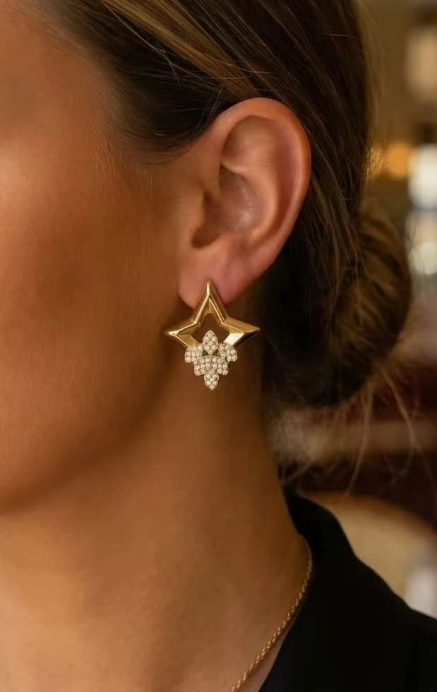 Boucle d'oreille étoile