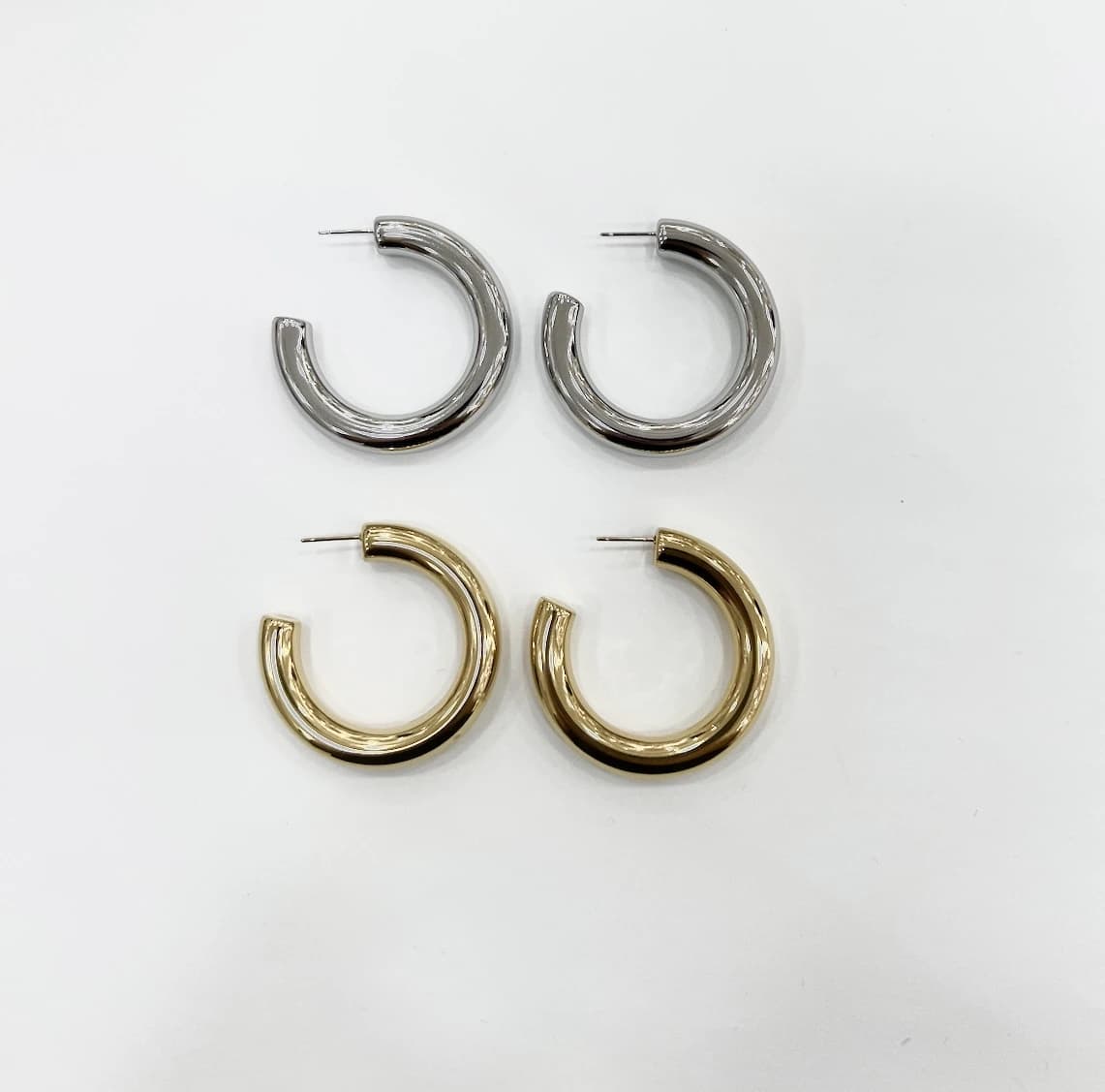 Boucle d'oreille créole moyenne