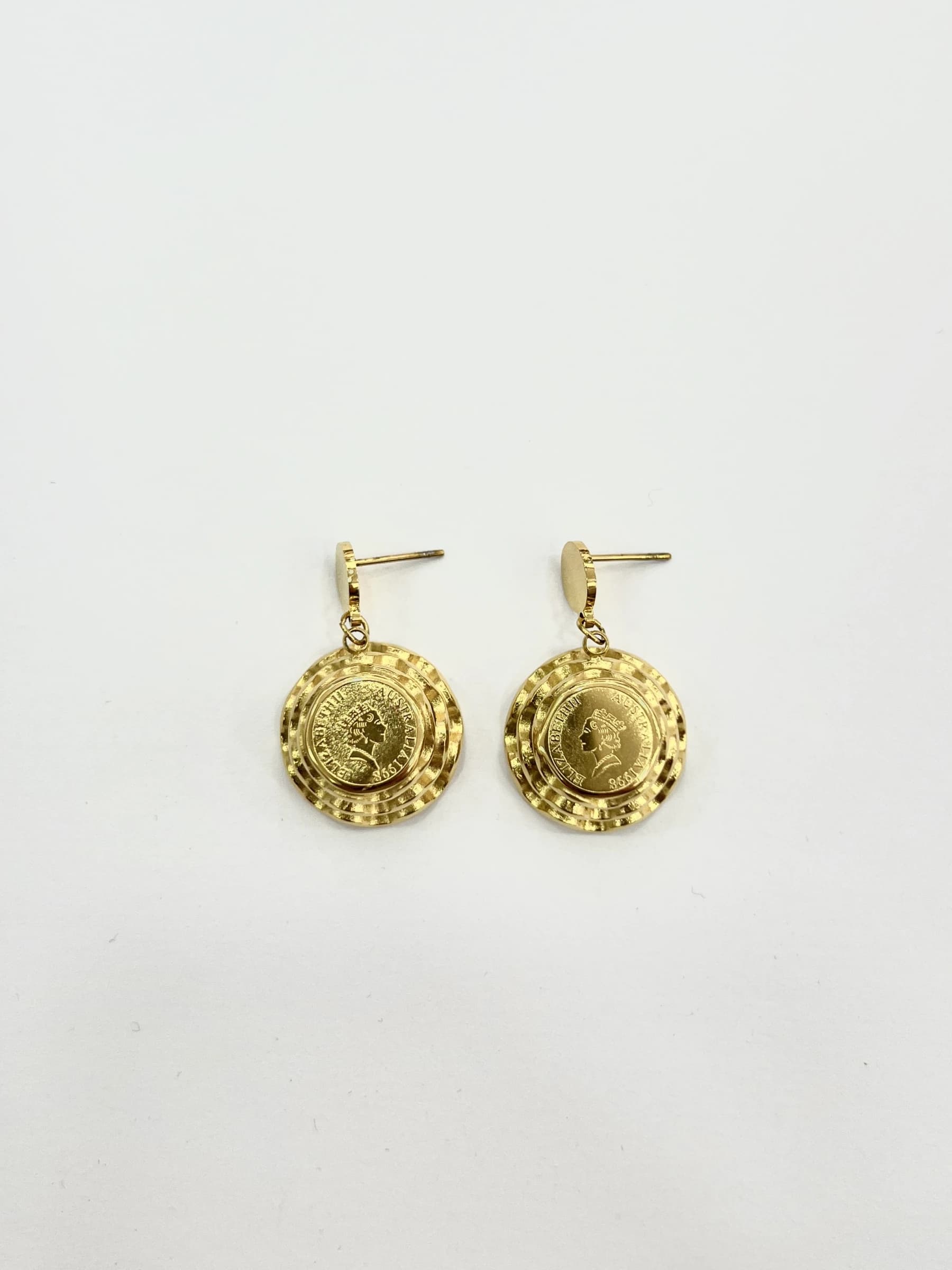 Boucle d'oreille Elizabeth bombé
