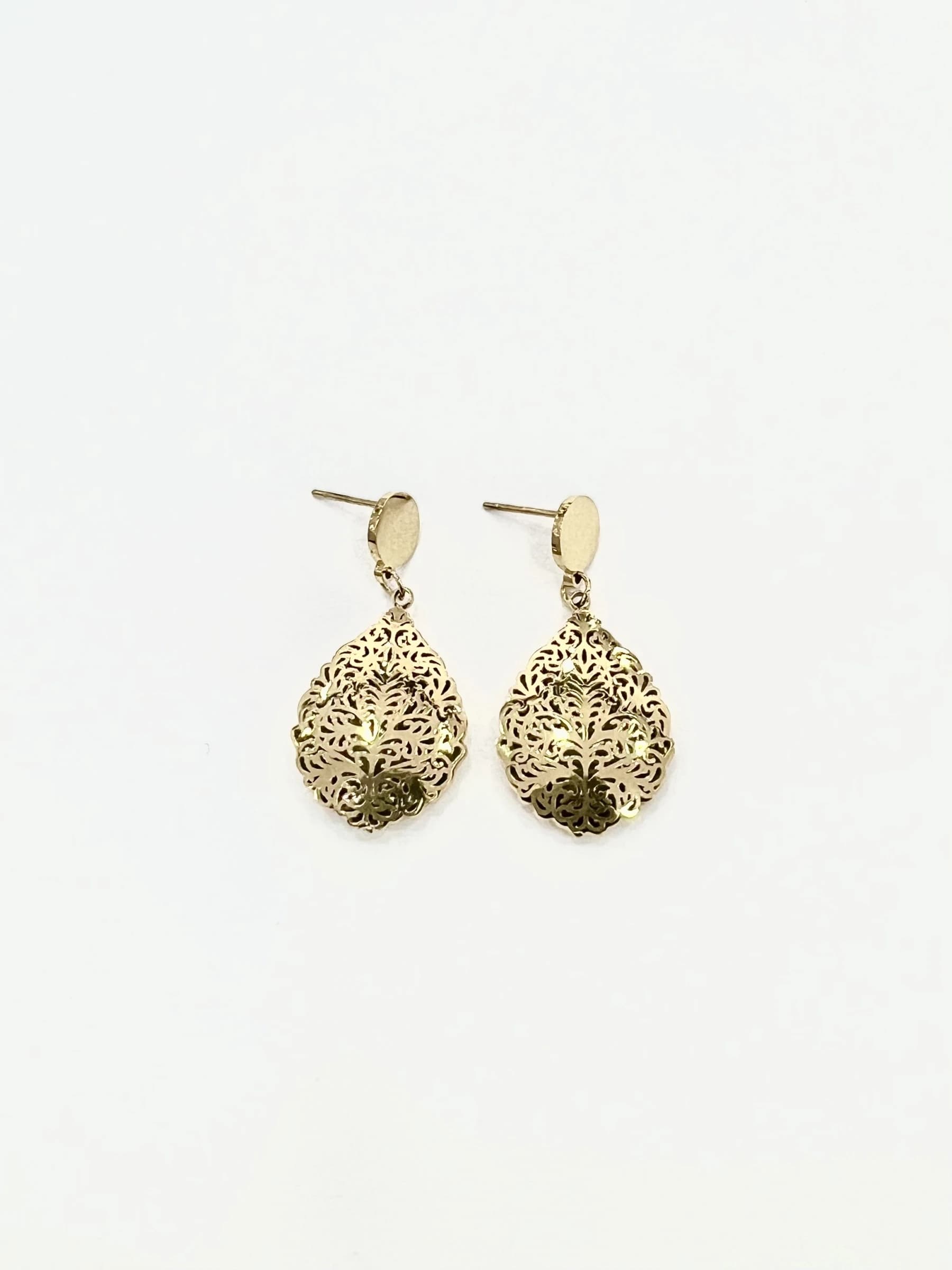 Boucle d'oreille goutte oriental
