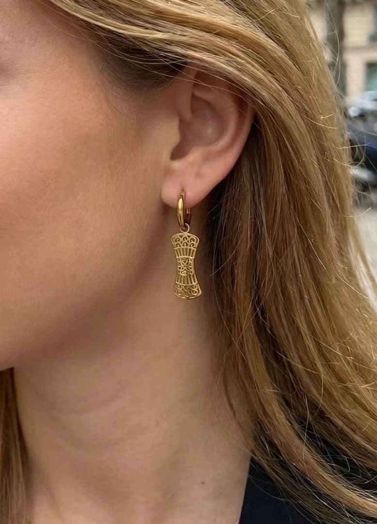 Boucles d'oreilles oriental