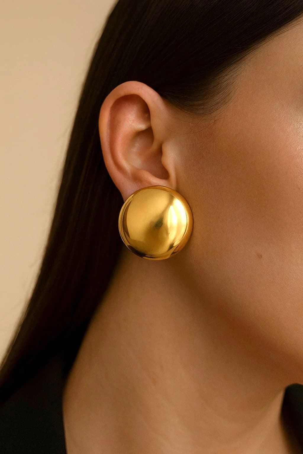 Boucle d'oreille rond