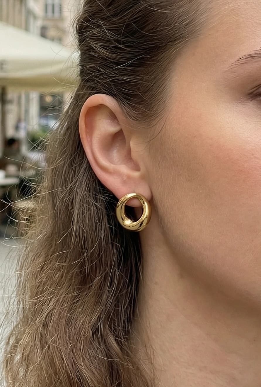 Boucles d'oreilles cercle