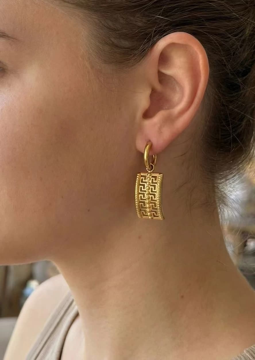 Boucles d'oreilles oriental