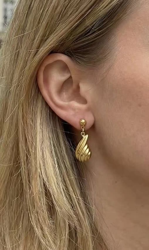Boucle d'oreille goutte