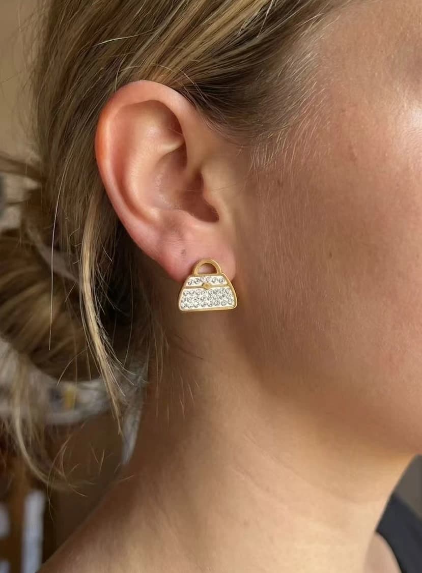 Boucles d'oreilles sac