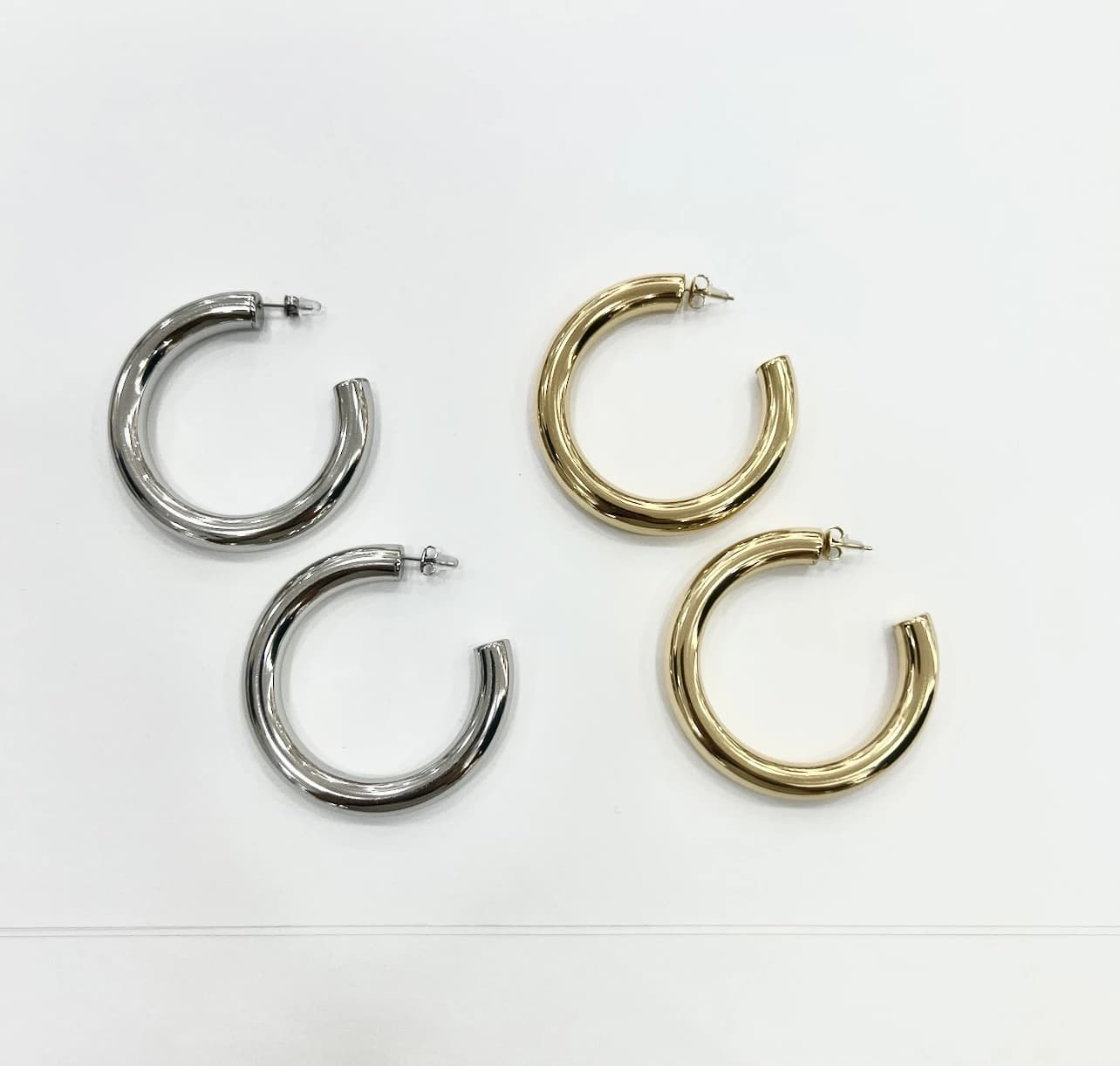 Boucle d'oreille créole grande