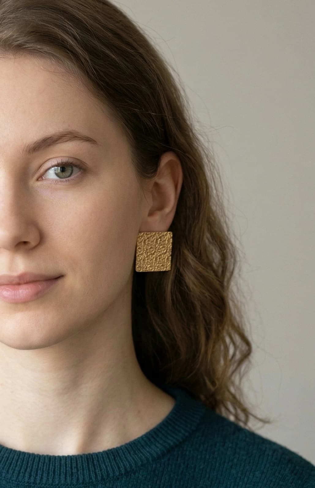 Boucles d'oreilles carré