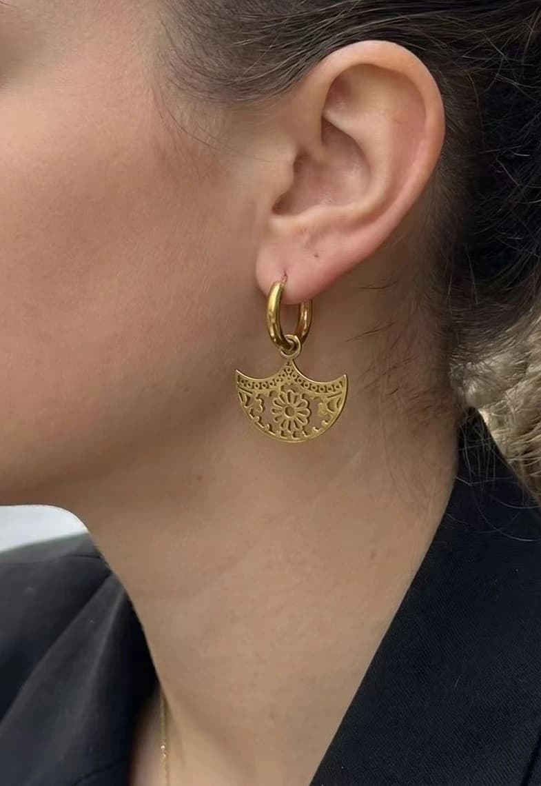 Boucles d'oreilles oriental