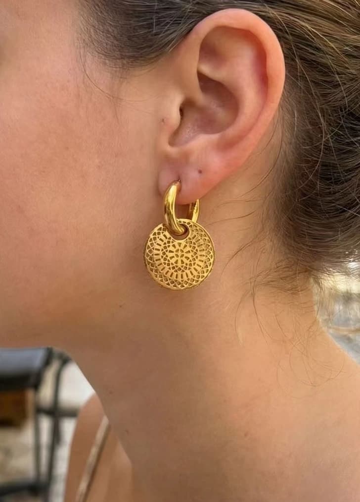 Boucles d'oreilles oriental