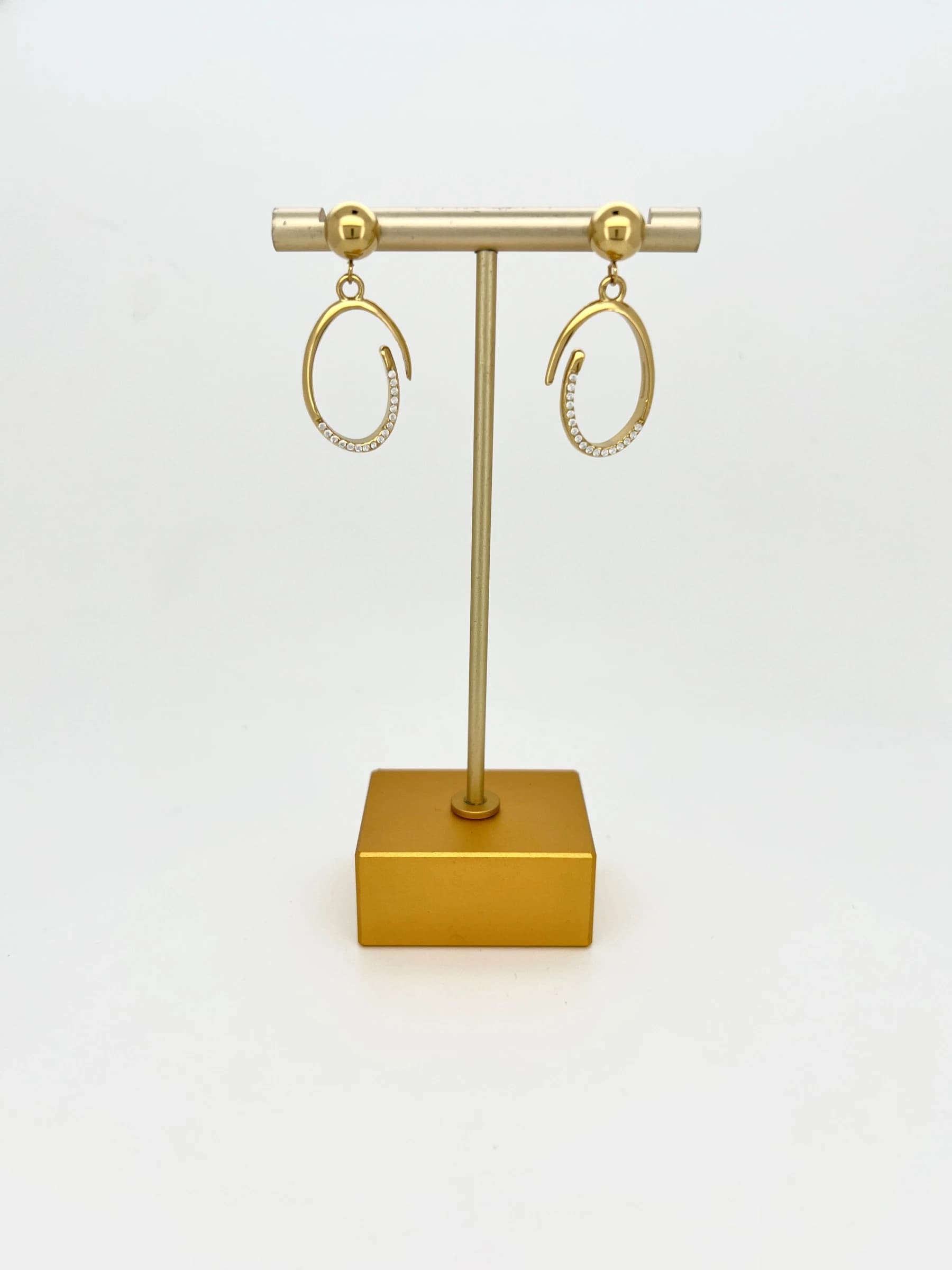 Boucles d'oreilles ovale