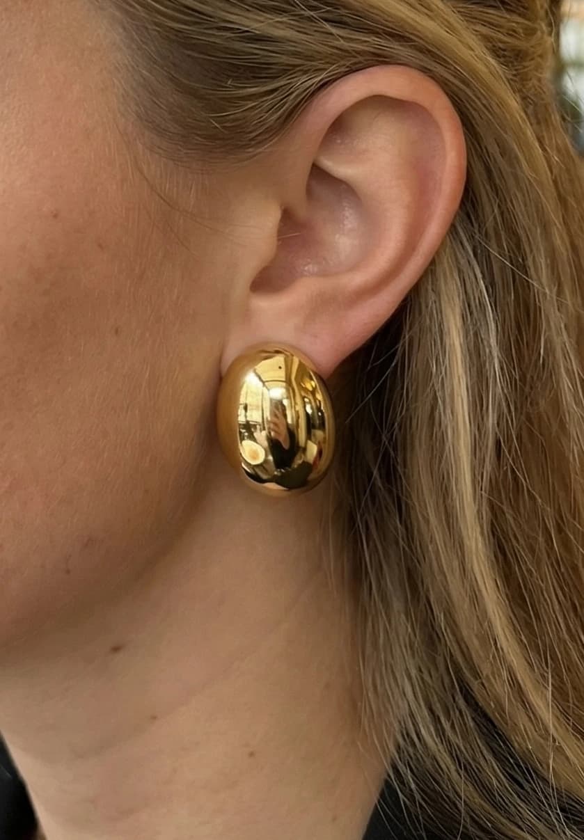 Boucles d'oreilles ovale