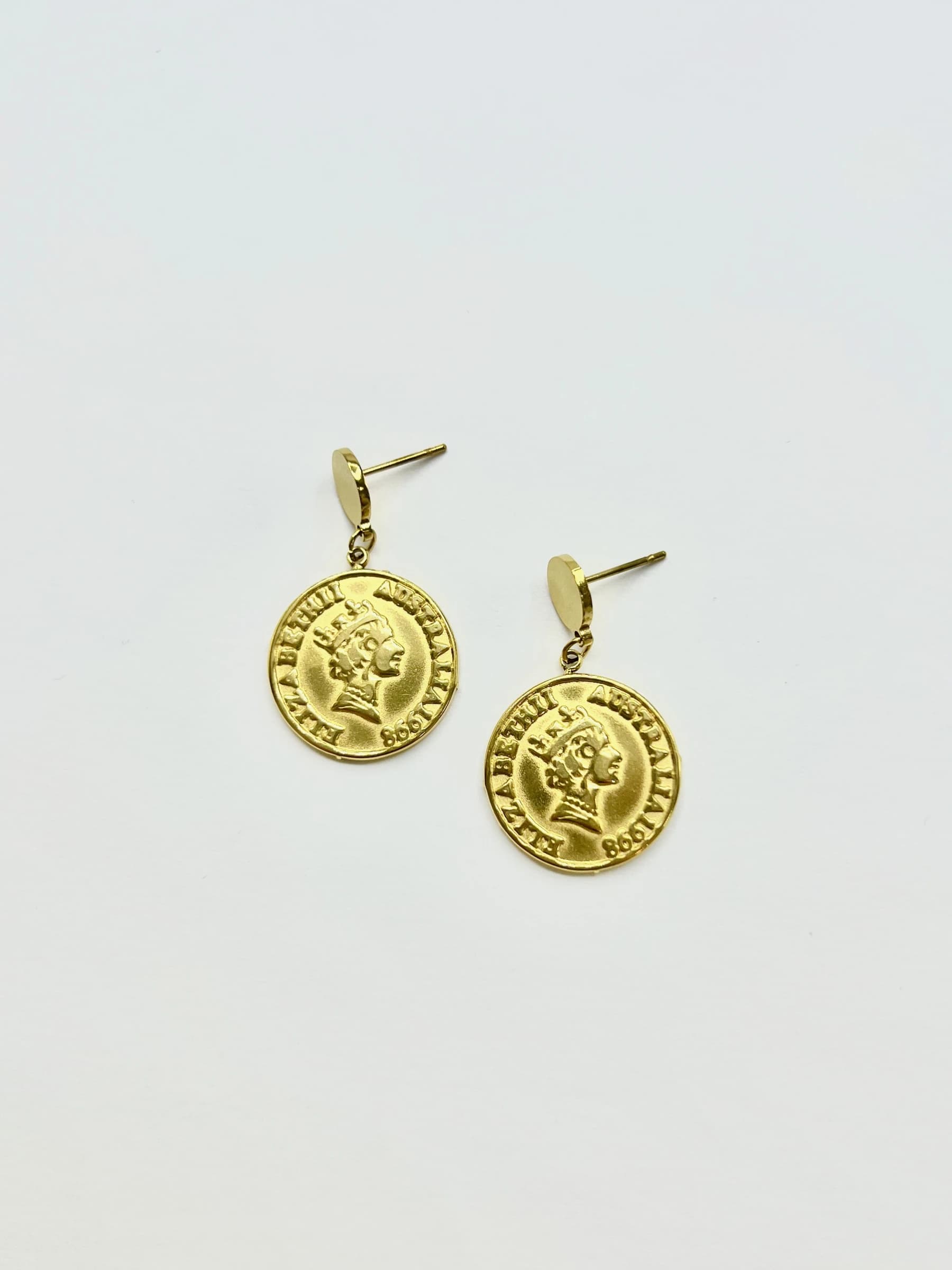 Boucle d'oreille Elizabeth rond