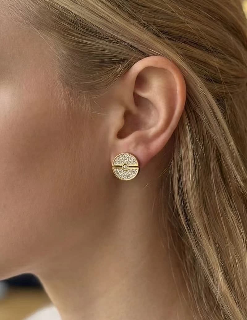 Boucles d'oreilles rond