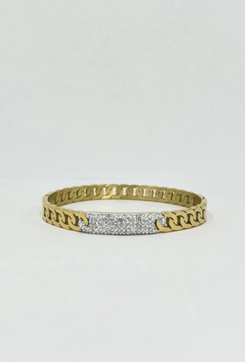 BC jonc toradé avec des strass