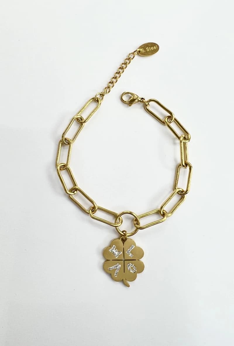 Bracelet trèfle love