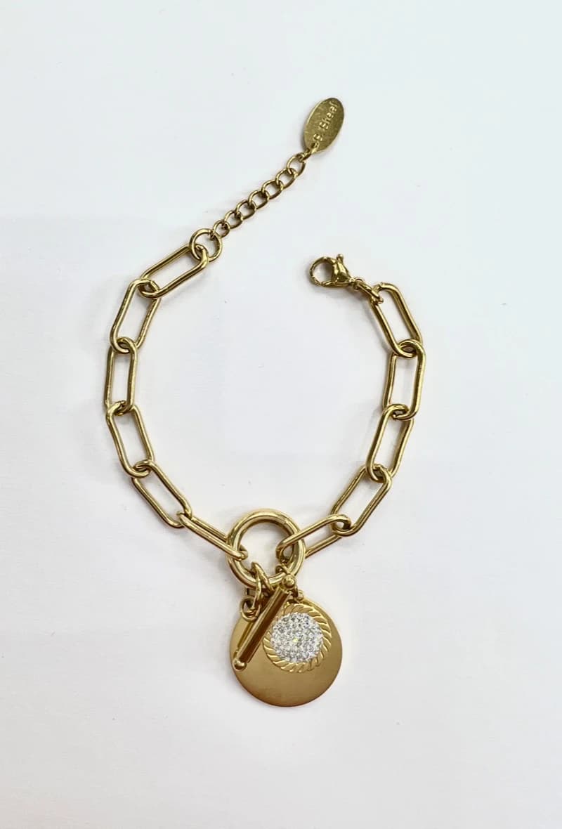 Bracelet double pastille