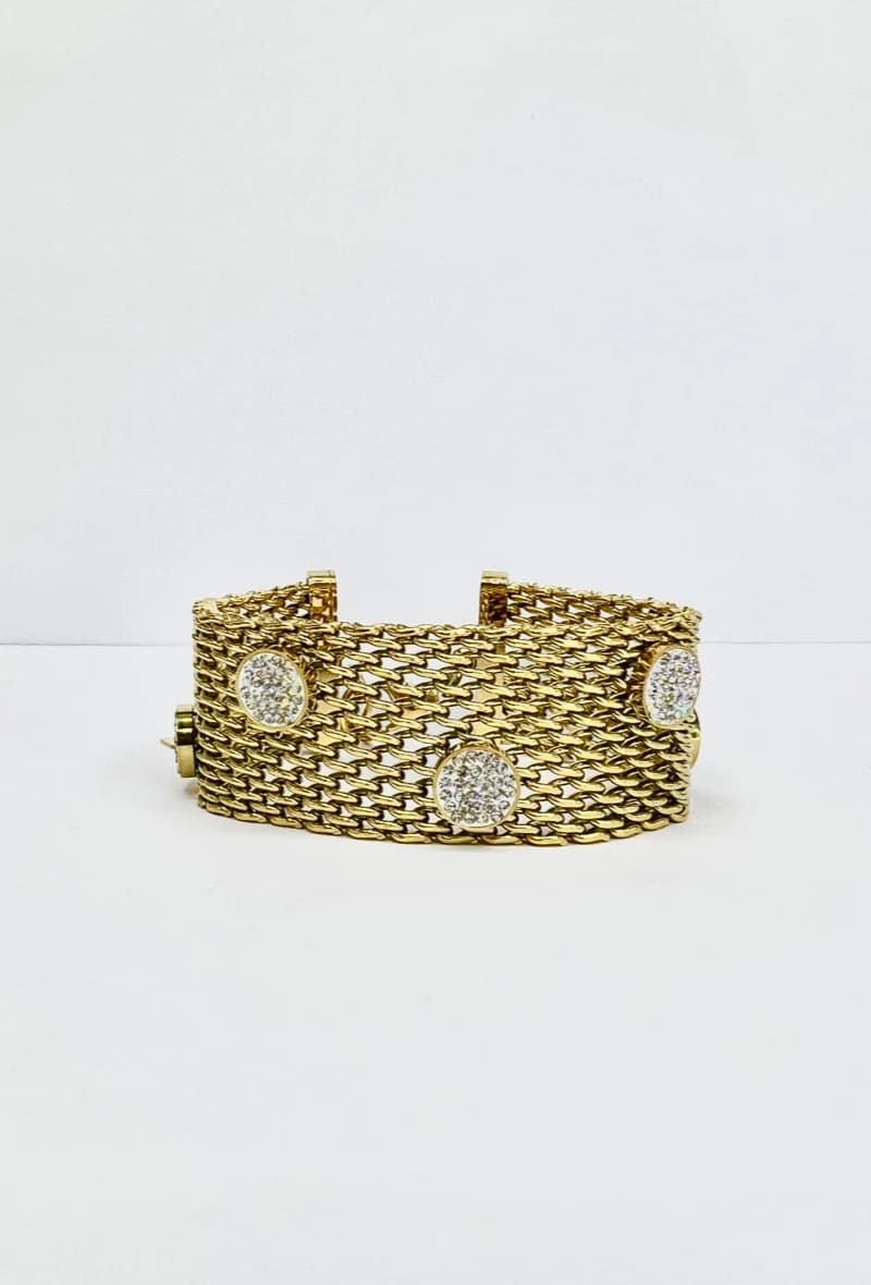 Bracelet large motif rond