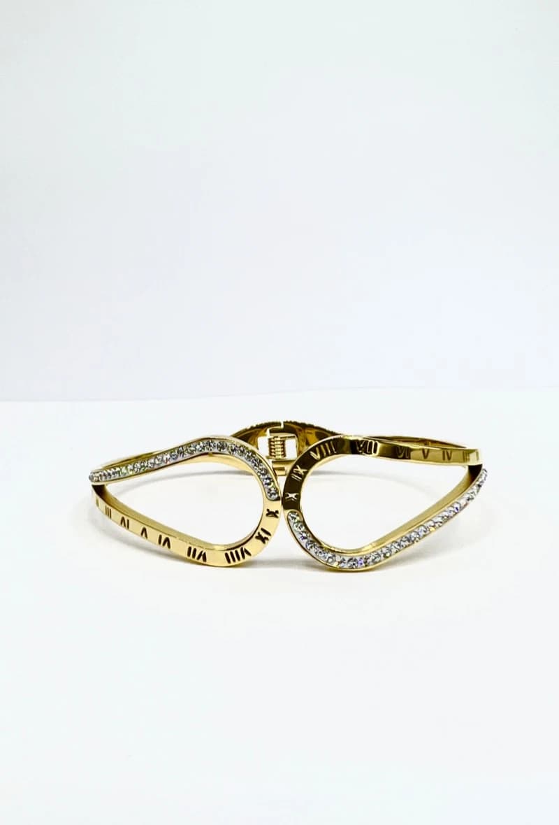 Bracelet jonc 2 gouttes