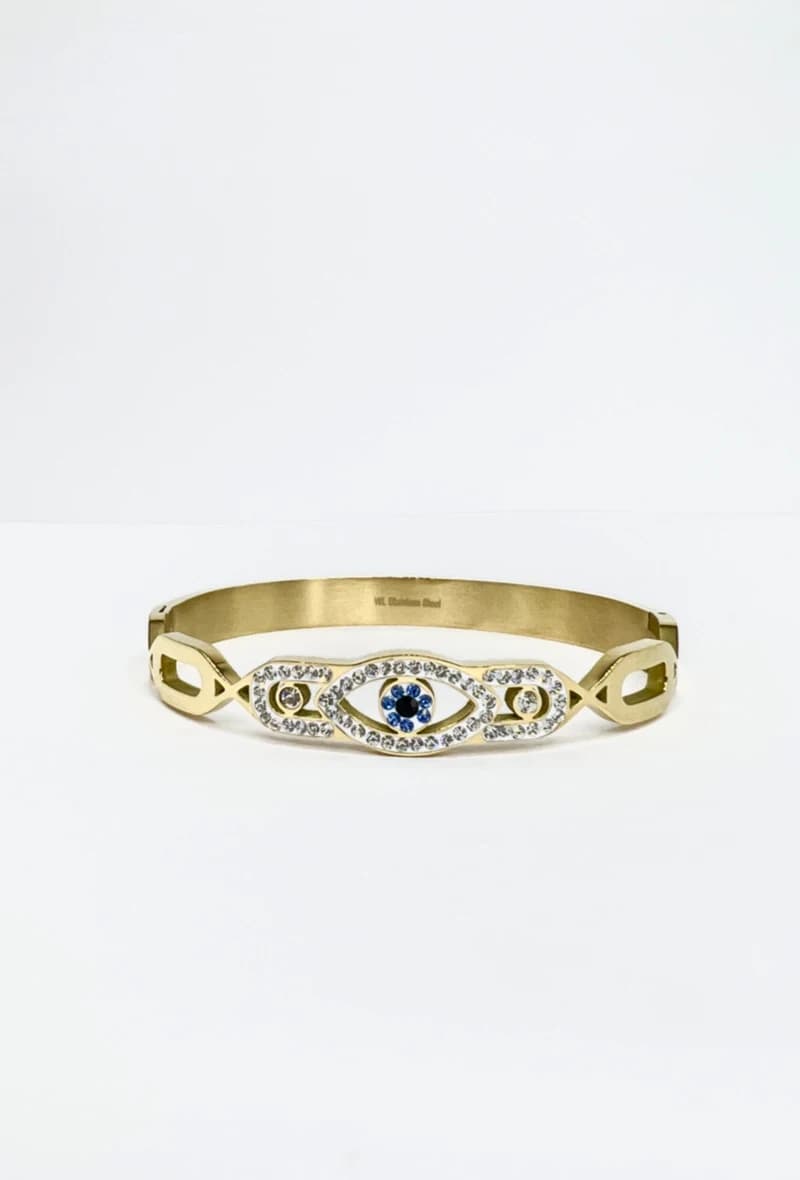 Bracelet jonc oeil