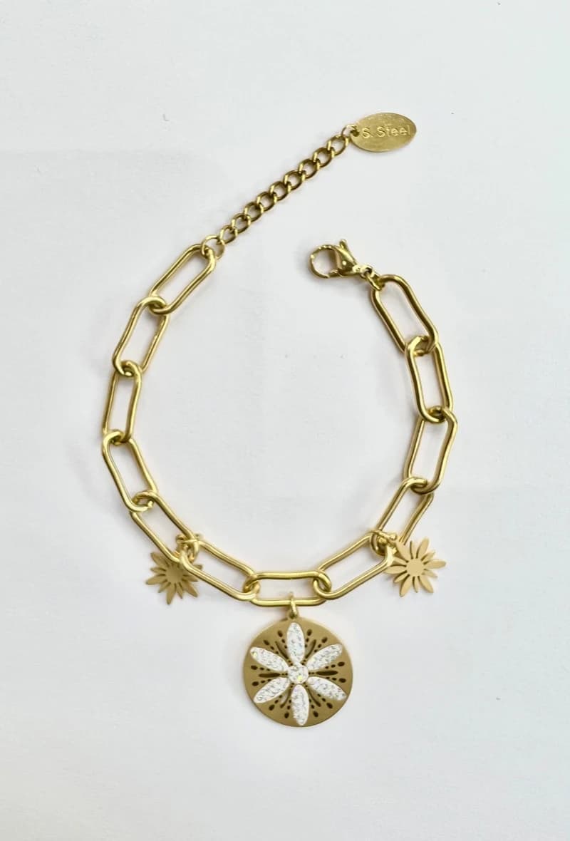 Bracelet fleur