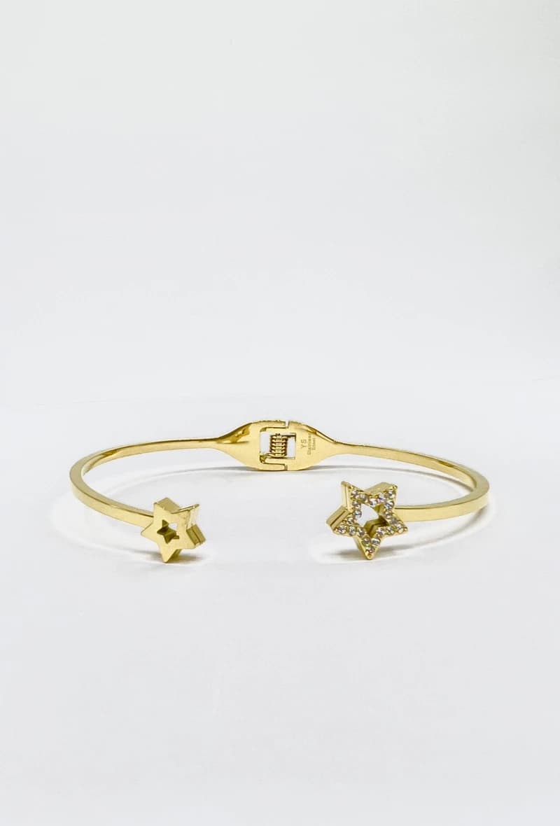 Bracelet jonc étoile