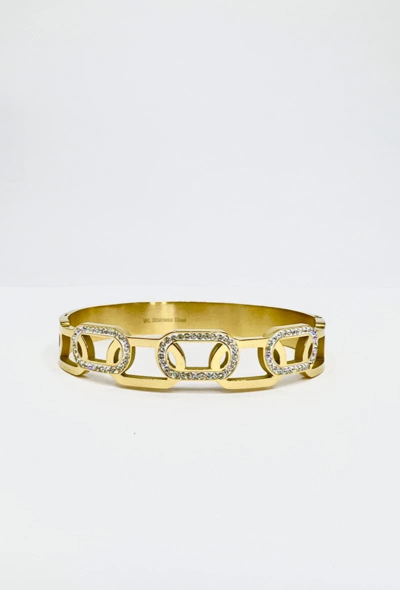 Bracelet jonc ovale