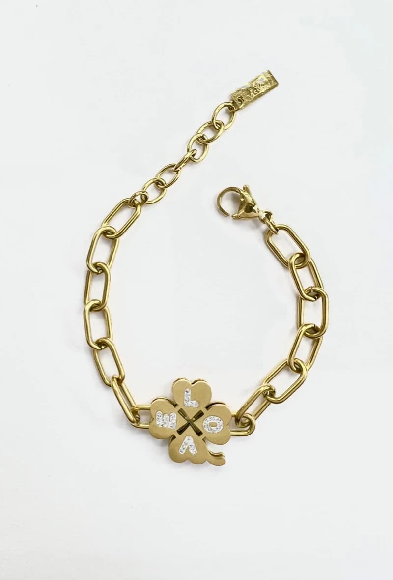 Bracelet trèfle love