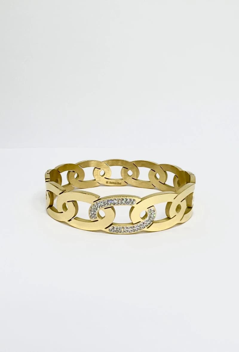 Bracelet jonc ovale