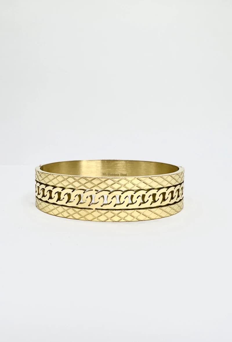 Bracelet jonc torsadé