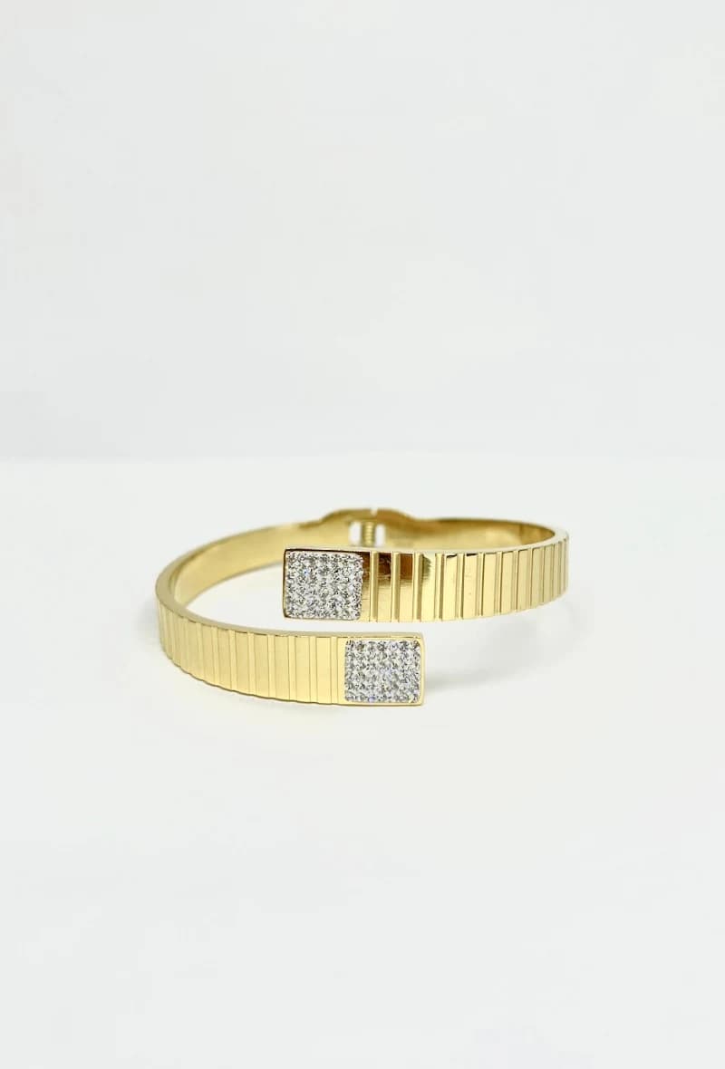 Bracelet jonc carré