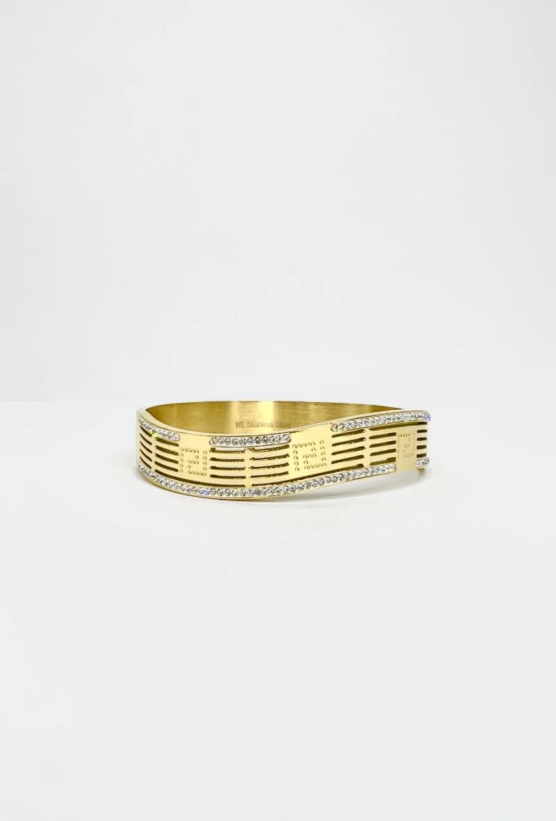 Bracelet jonc labyrinthe
