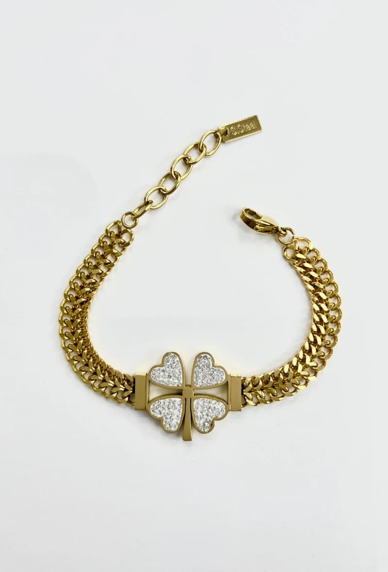 Bracelet trèfle