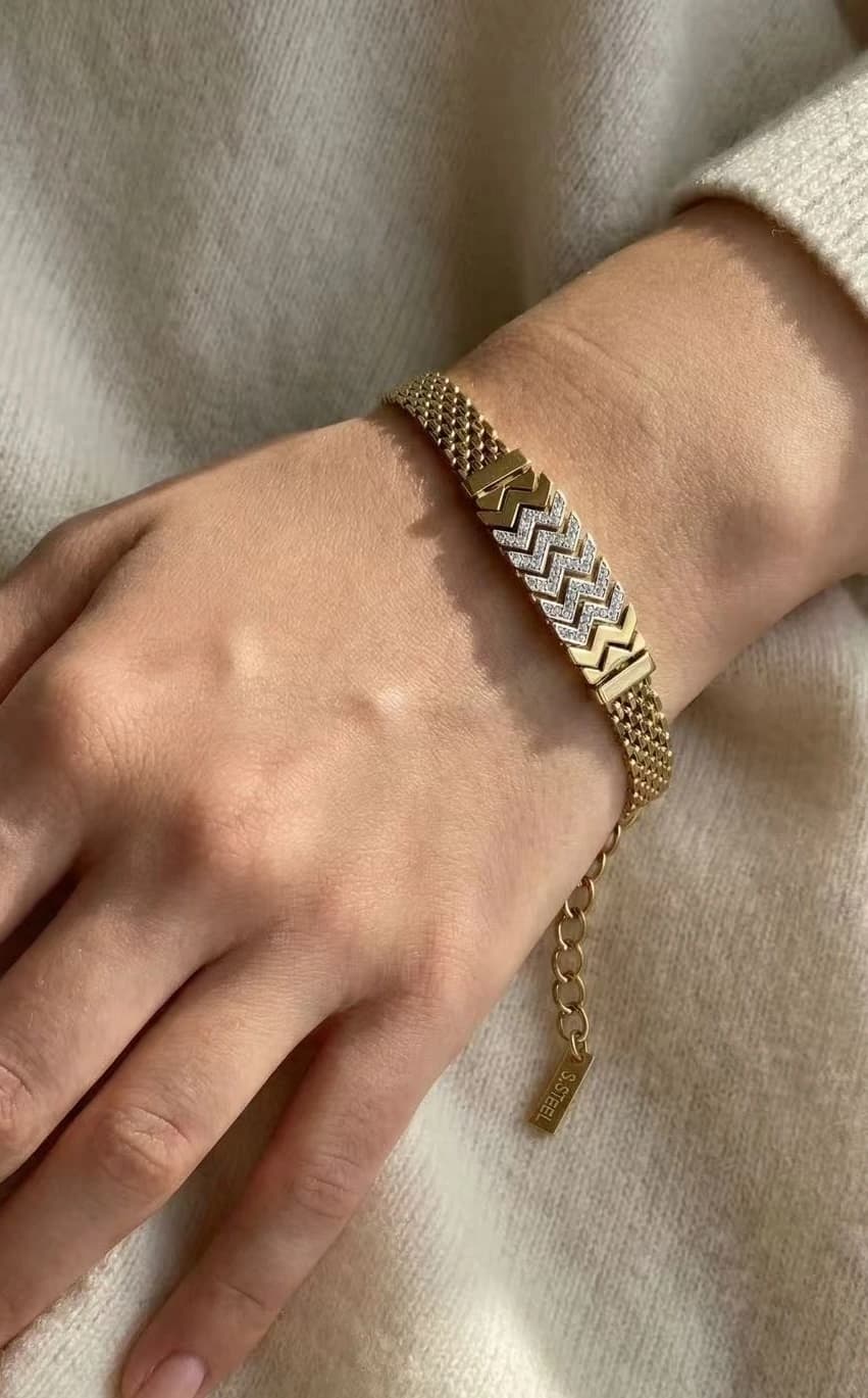 Bracelet feuille