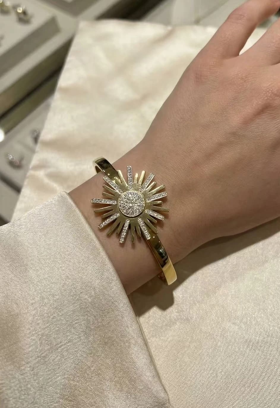 Bracelet jonc soleil