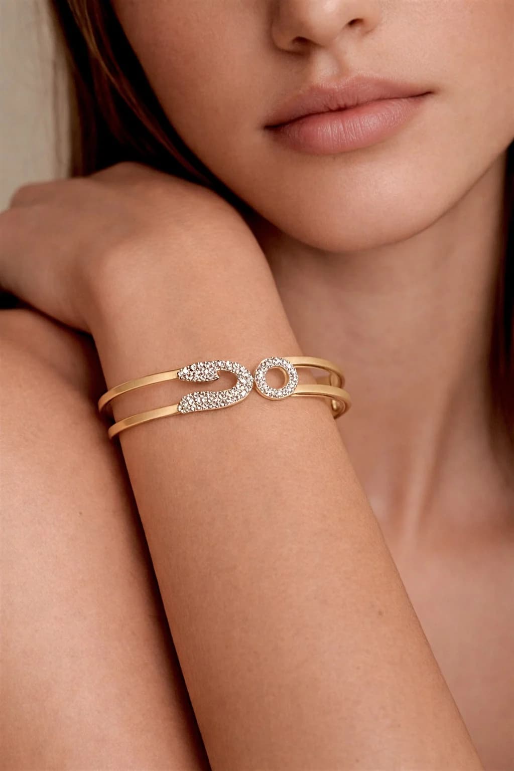 Bracelet jonc épingle