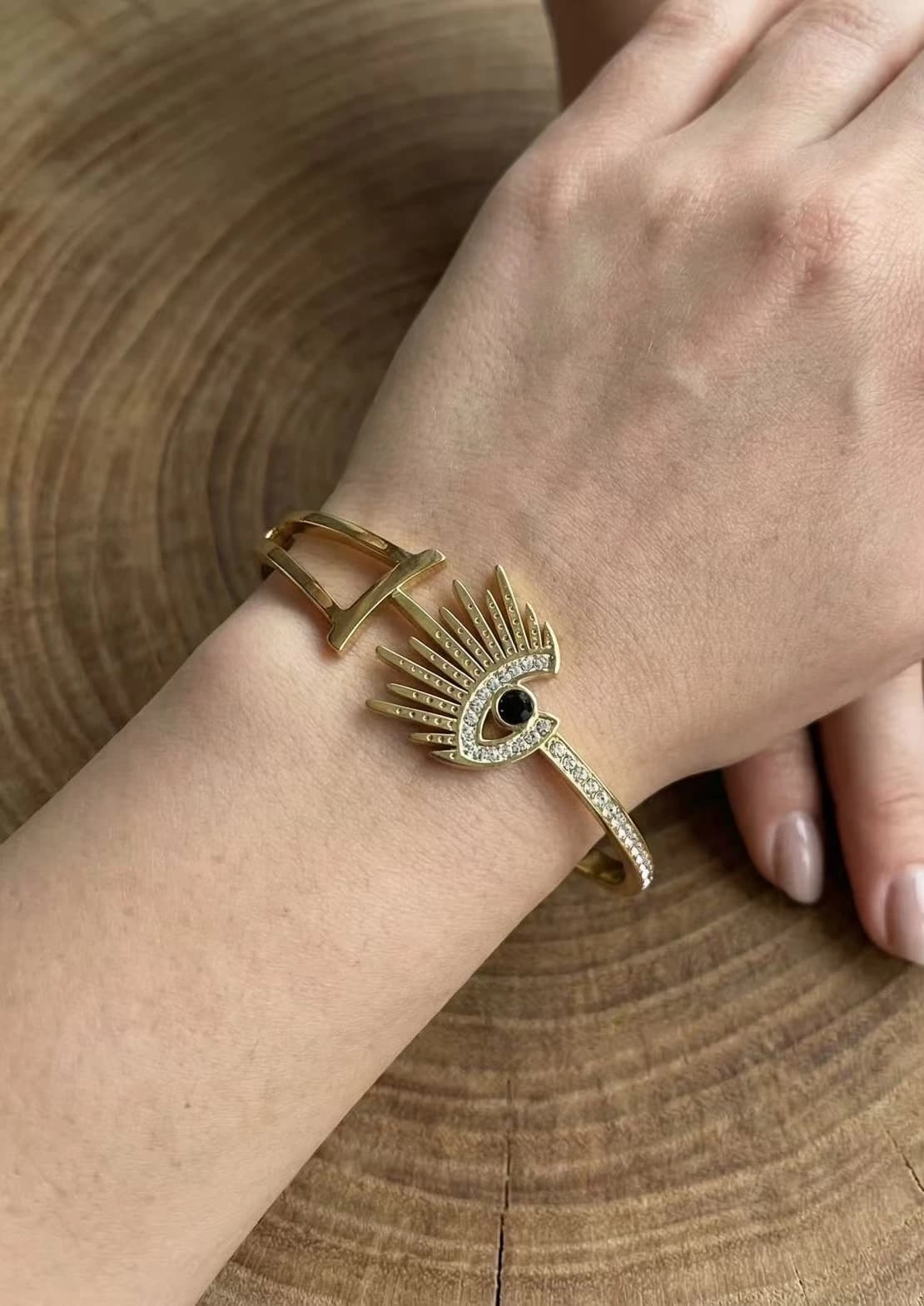 Bracelet jonc oeil