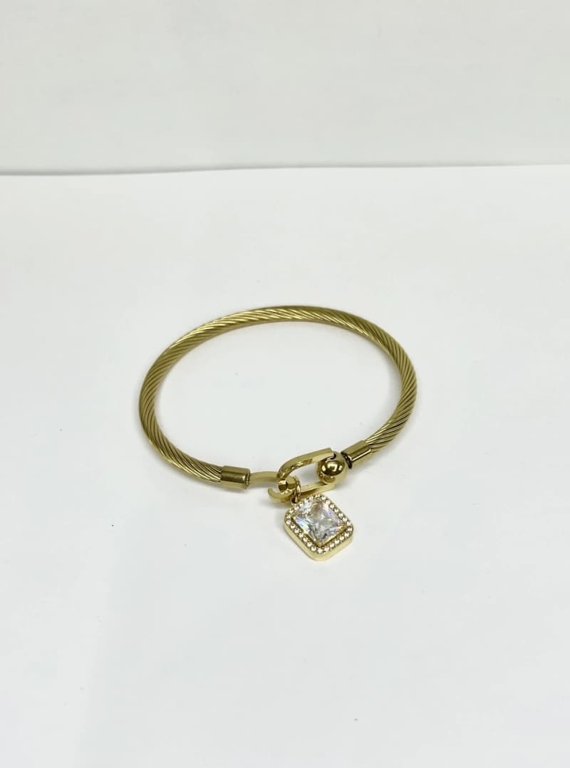 Bracelet jonc carré