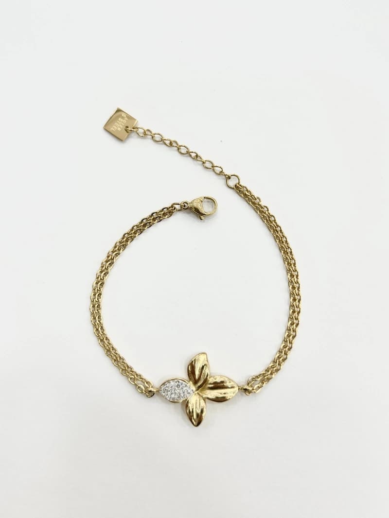 Bracelet trèfle feuille
