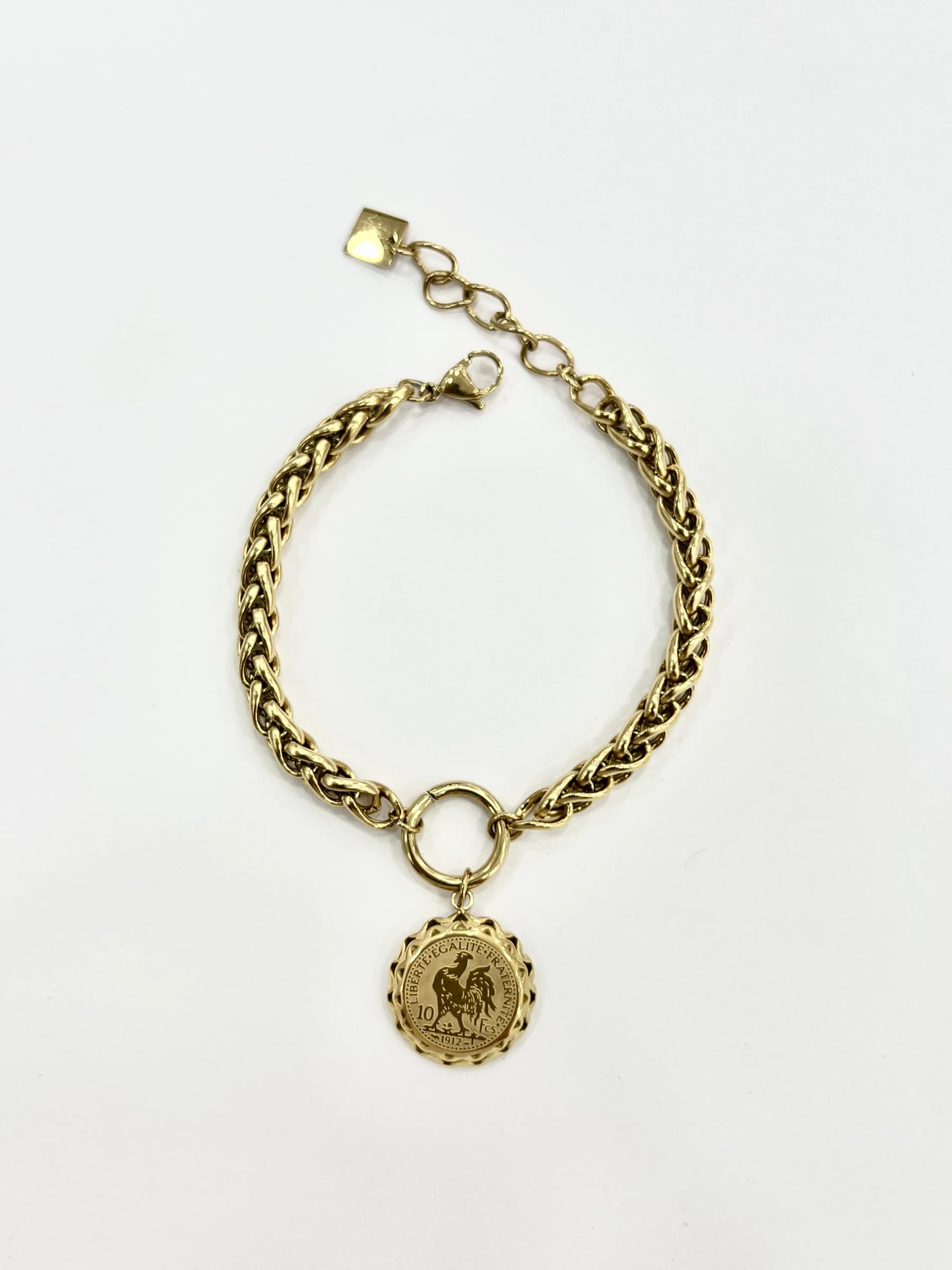 Bracelet coq bombé