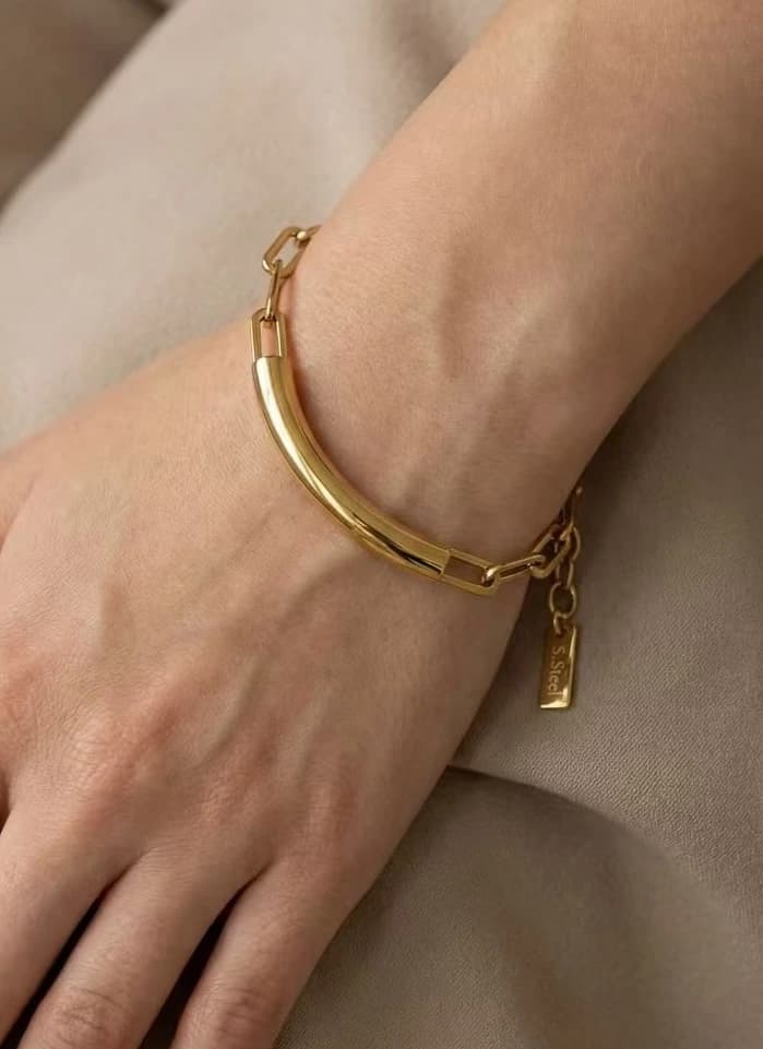 Bracelet chaine tube
