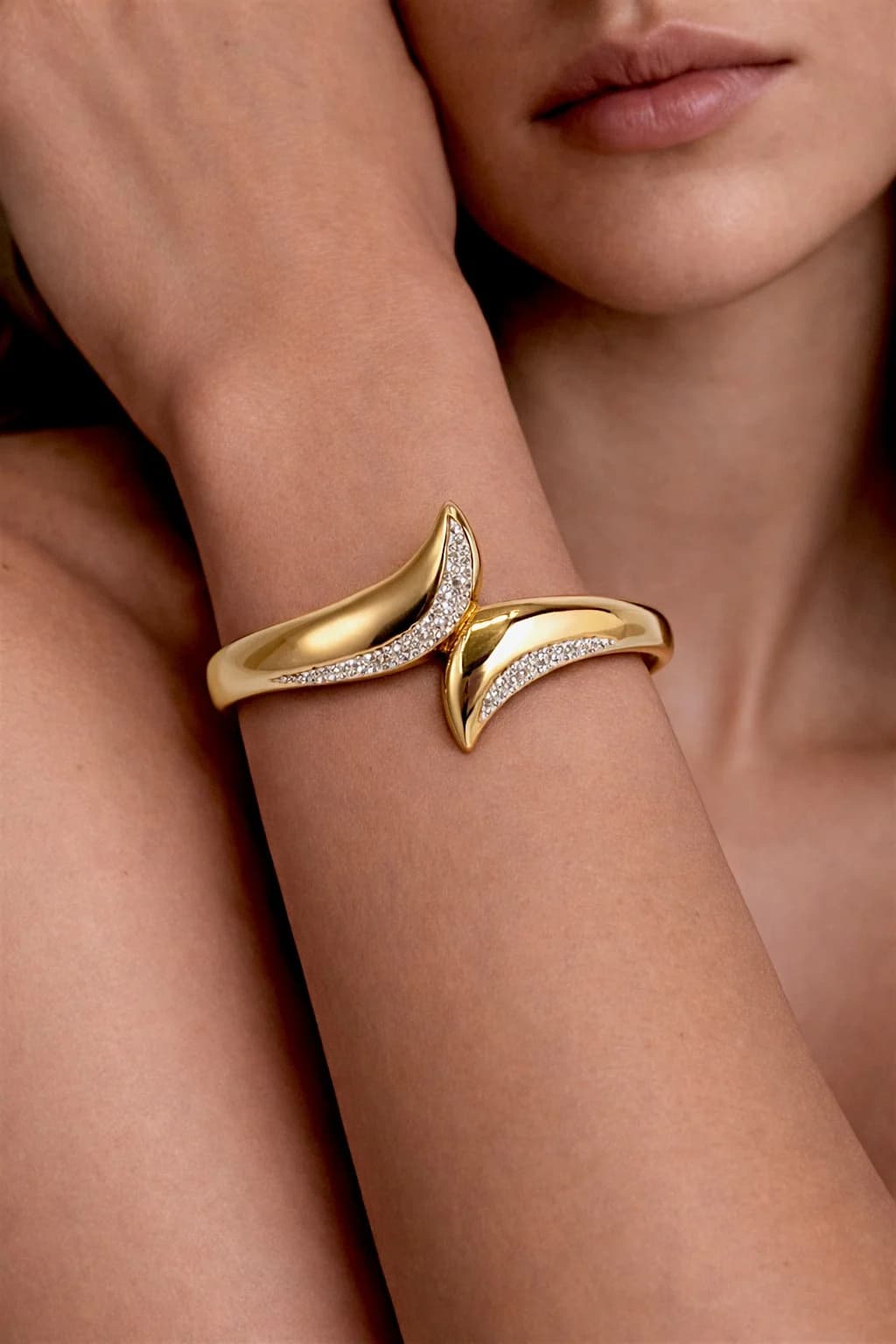 Bracelet jonc virgule