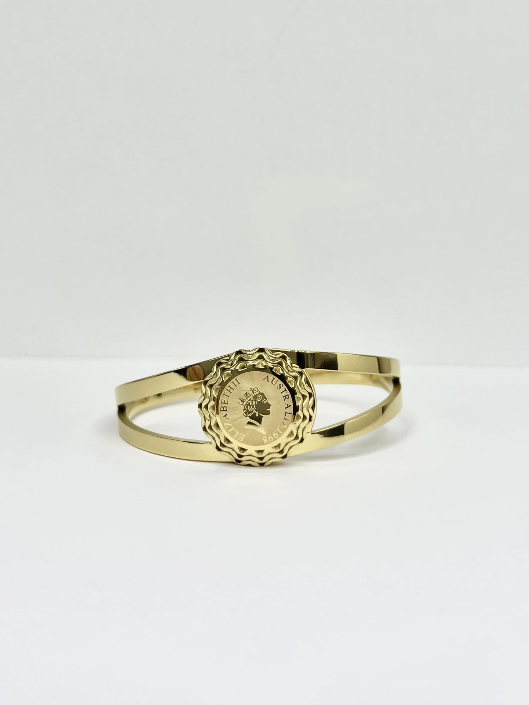 Bracelet jonc Elizabeth bombé