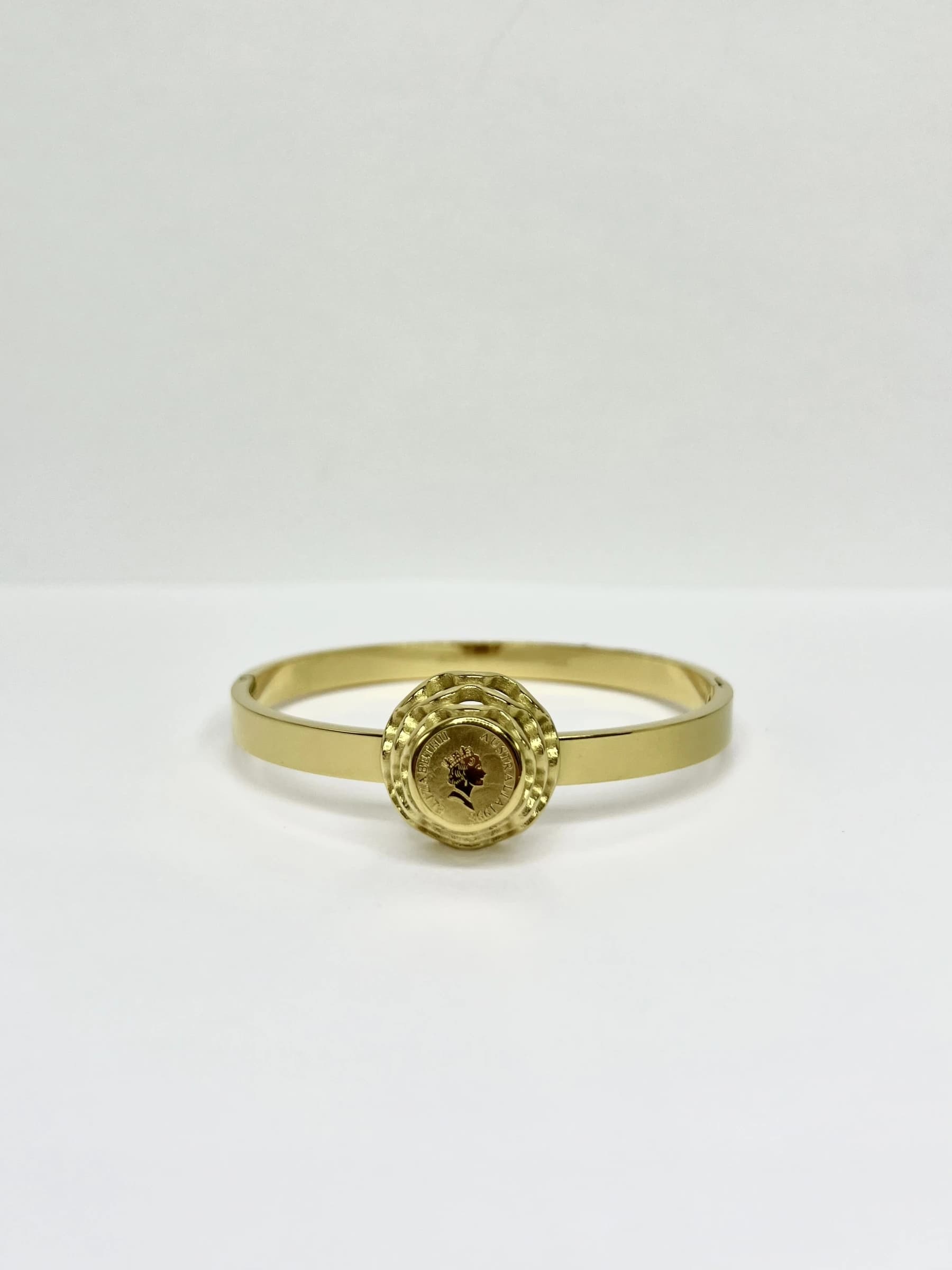 Bracelet jonc bombé Elizabeth