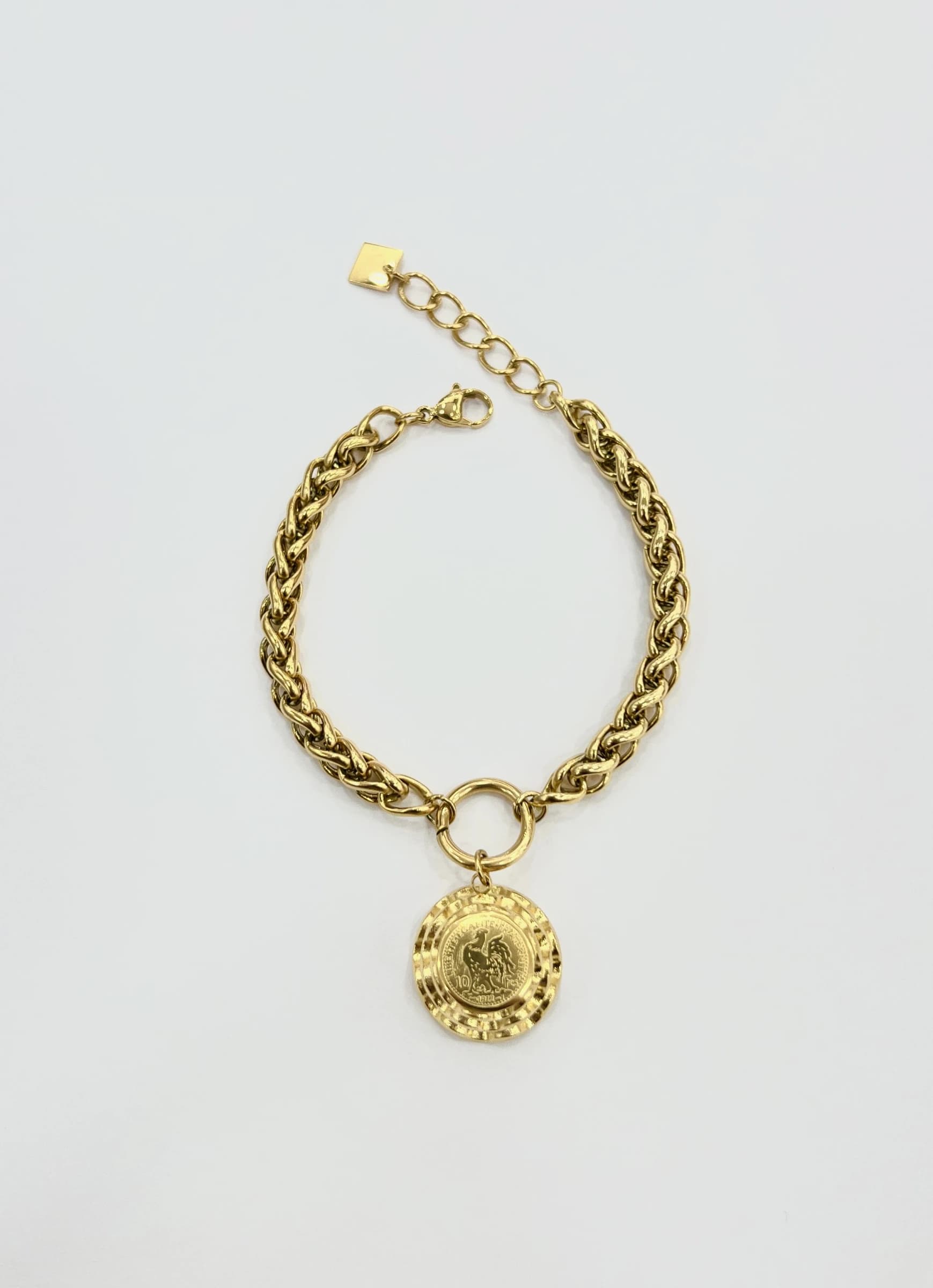 Bracelet coq bombé