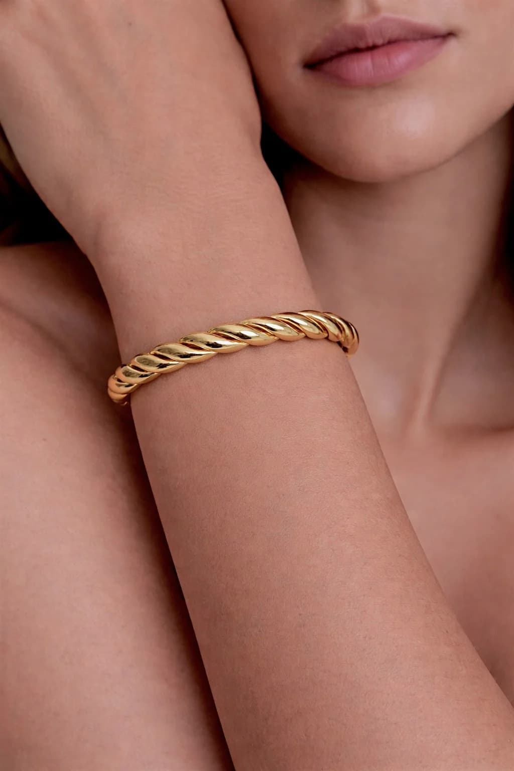 Bracelet jonc ondulé
