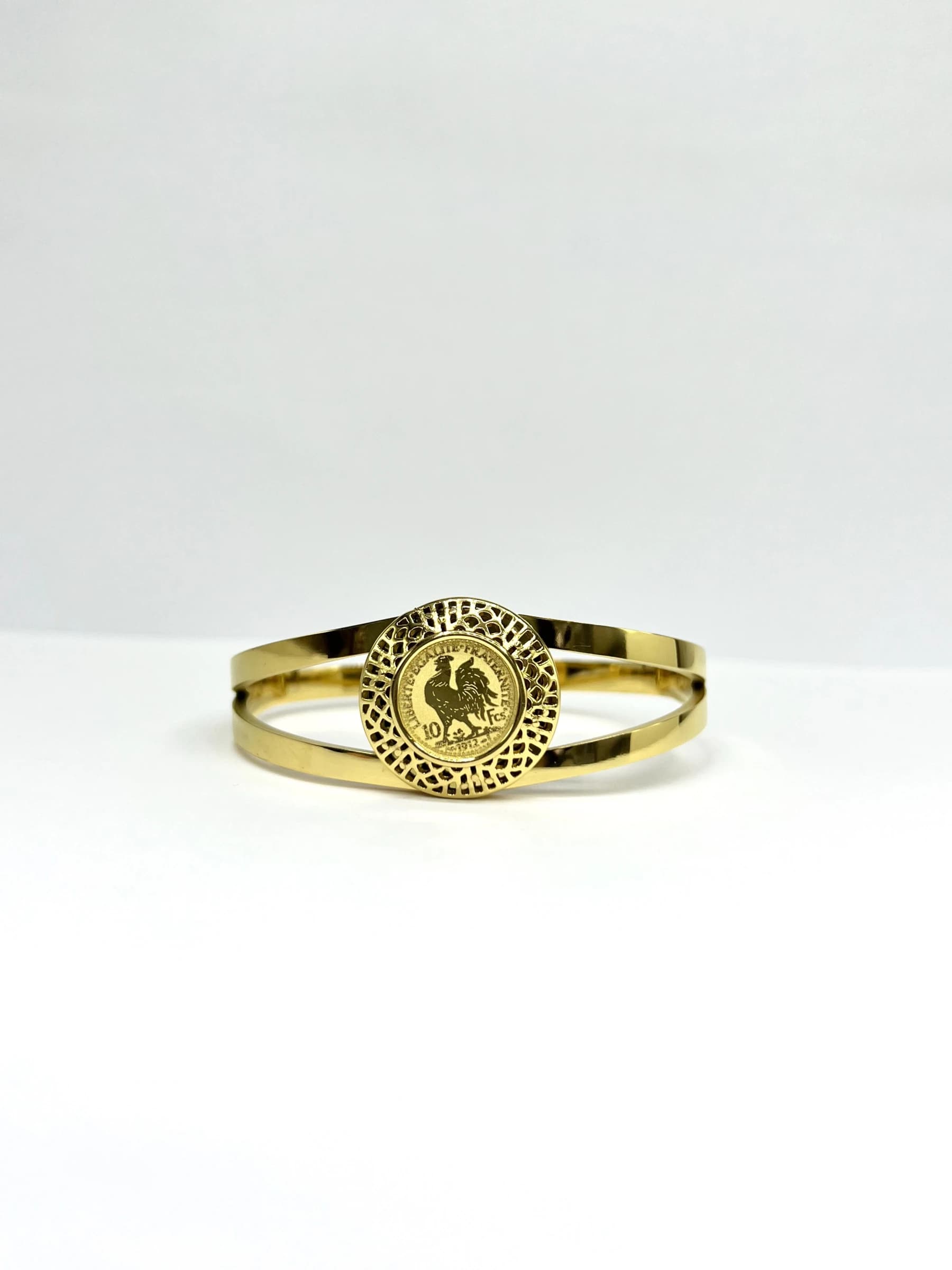 Bracelet jonc coq rond