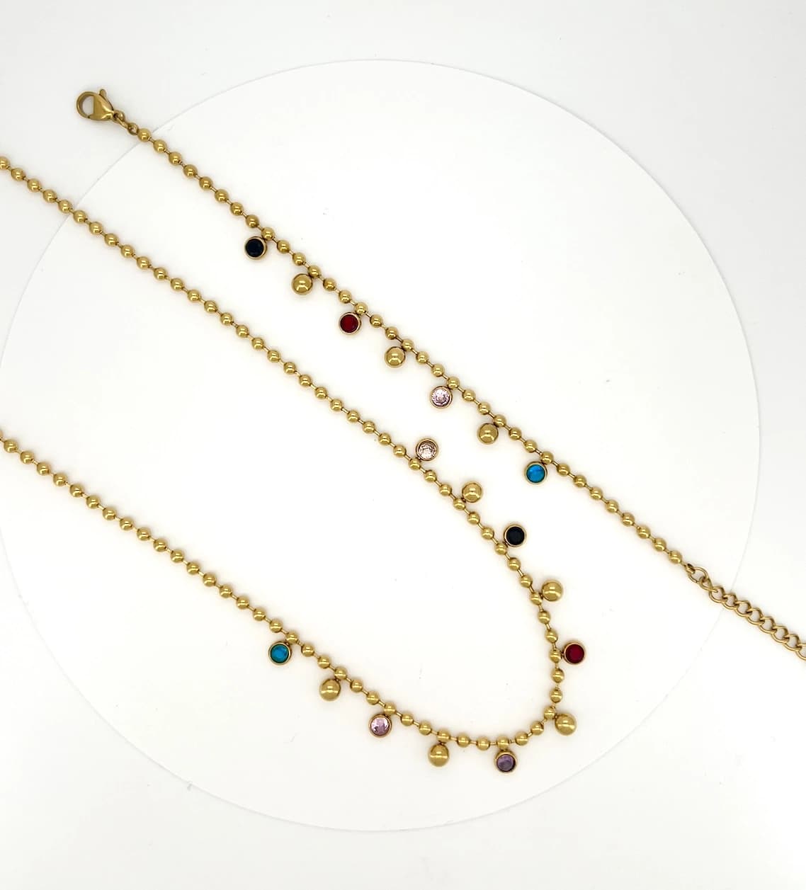 Bracelet pampilles couleurs