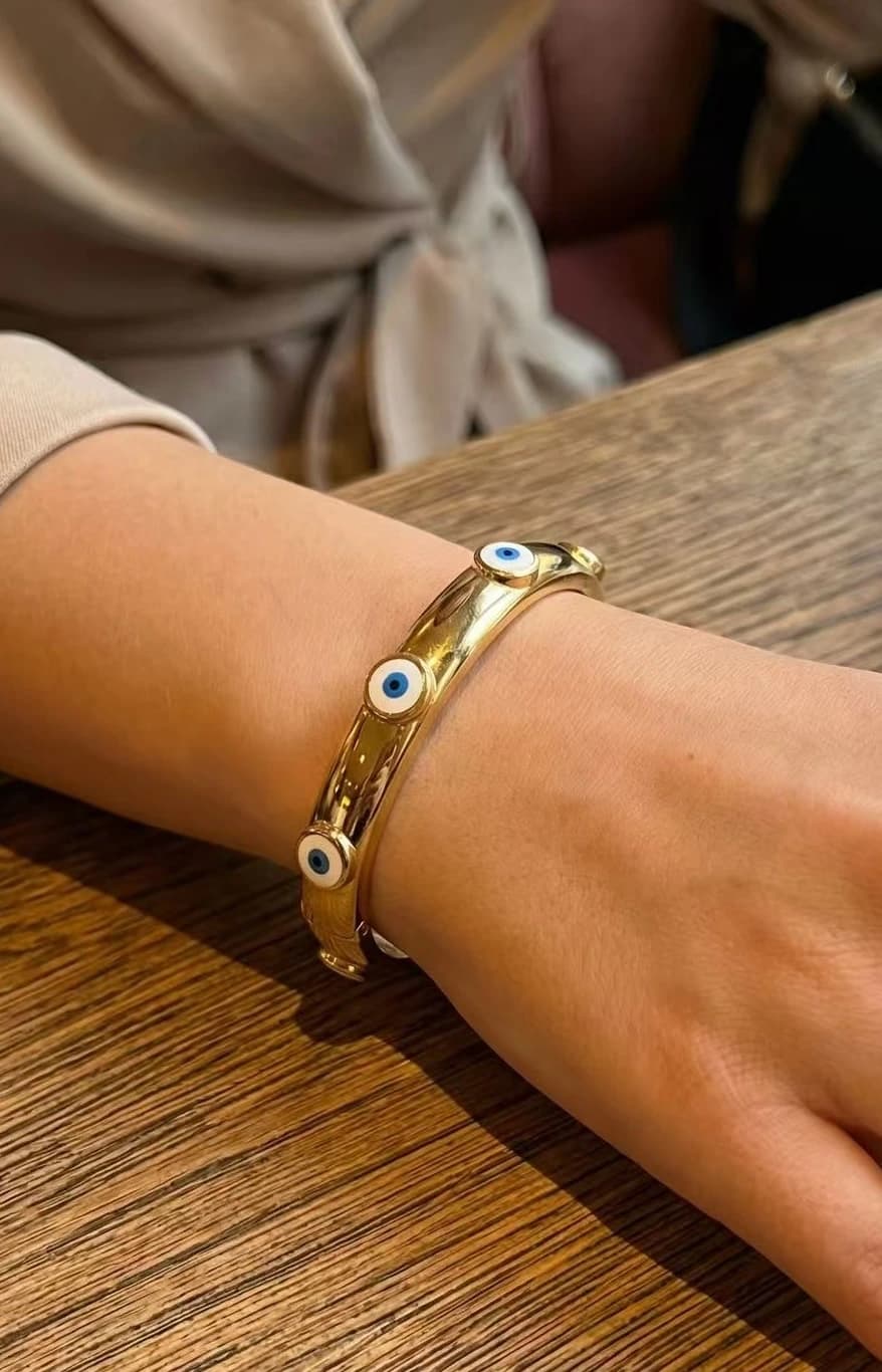 Bracelet jonc oeil
