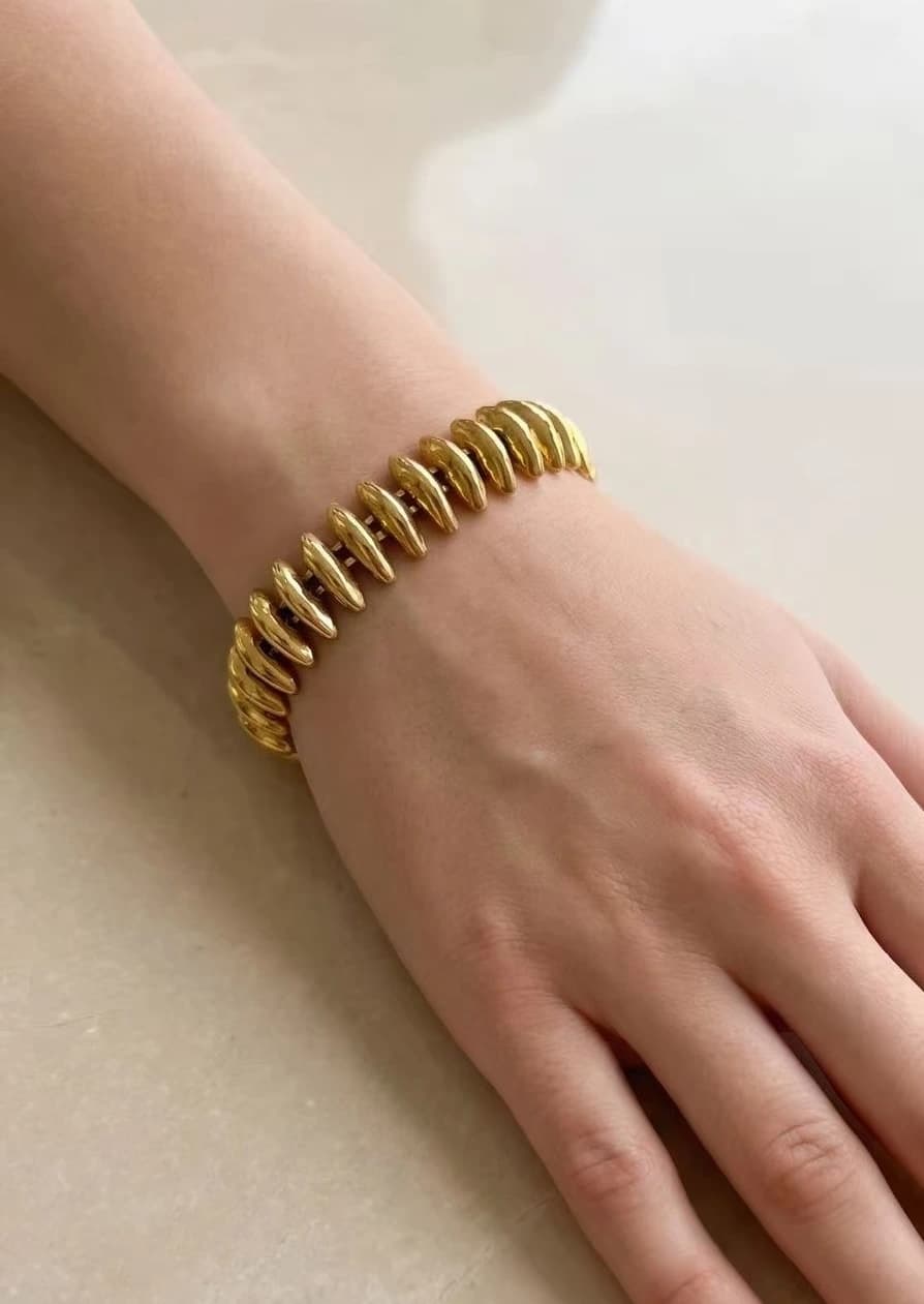 Bracelet chaine goutte